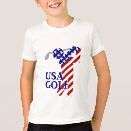 Amerikaanse Mannen Golf - Male Golfer T-shirt