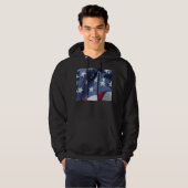 Amerikaanse mannen hoodie (Voorkant volledig)
