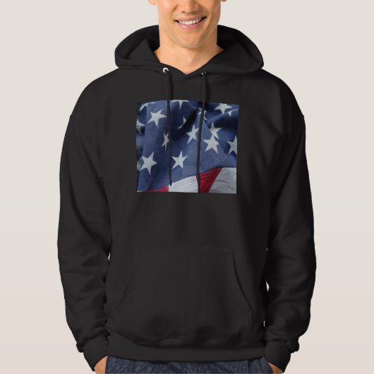 Amerikaanse mannen hoodie (Voorkant)