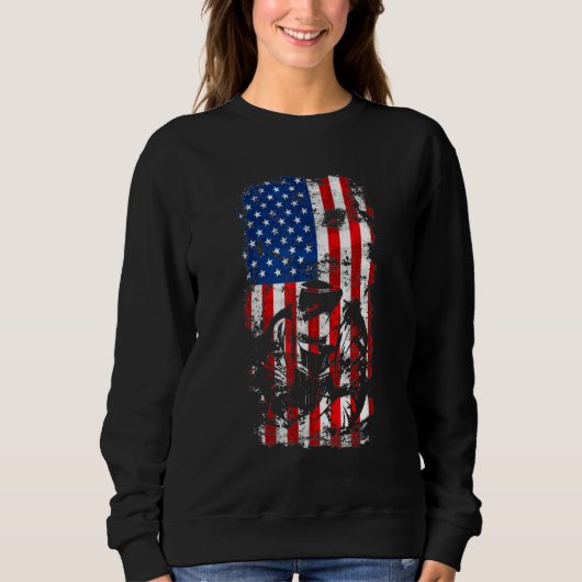 Amerikaanse Mannen op het gebied van de ouderwetse Trui (Voorkant)