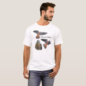 Amerikaanse Mannen Tee Shirt (Voorkant volledig)