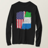 Amerikaanse Mannen uit Sierra Leone T-shirt (Design voorkant)