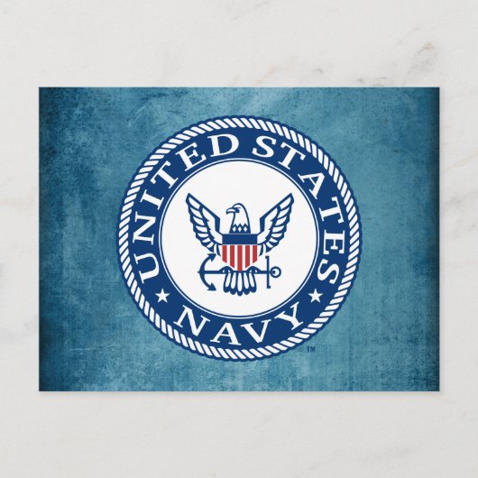 Amerikaanse marine | Alternatief Navy Emblem Briefkaart (Voorkant)
