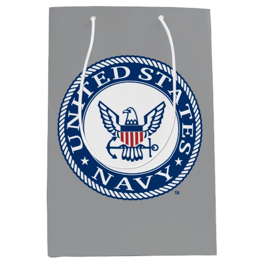 Amerikaanse marine | Alternatief Navy Emblem Medium Cadeauzakje (Voorkant)