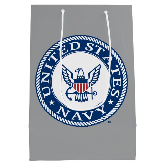 Amerikaanse marine | Alternatief Navy Emblem Medium Cadeauzakje (Achterkant)