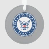 Amerikaanse marine | Alternatief Navy Emblem Ornament (achterkant)