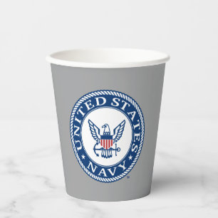 Amerikaanse marine Alternatief Navy Emblem Papieren Bekers