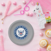 Amerikaanse marine | Alternatief Navy Emblem Papieren Bordje (Feest)