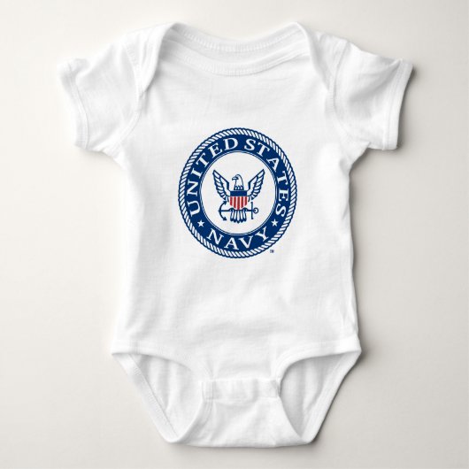 Amerikaanse marine | Alternatief Navy Emblem Romper (Voorkant)