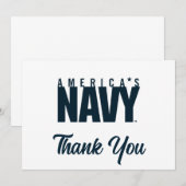 Amerikaanse marine | Amerikaanse marine Bedankkaart (Voorkant / Achterkant)