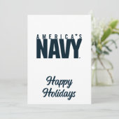 Amerikaanse marine | Amerikaanse marine Feestdagenkaart (Staand voorkant)