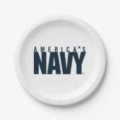 Amerikaanse marine | Amerikaanse marine Papieren Bordje (Voorkant)