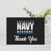 Amerikaanse marine | Amerikaanse marine reserve Bedankkaart (Staand voorkant)
