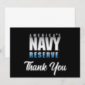 Amerikaanse marine | Amerikaanse marine reserve Bedankkaart (Voorkant / Achterkant)