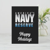 Amerikaanse marine | Amerikaanse marine reserve Feestdagenkaart (Staand voorkant)