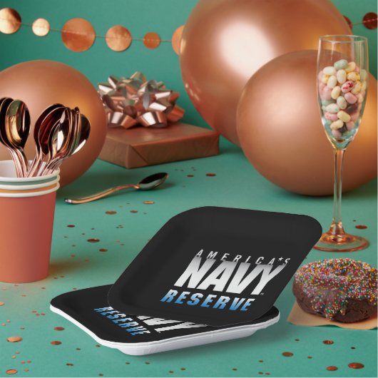 Amerikaanse marine | Amerikaanse marine reserve Papieren Bordje (Multi)