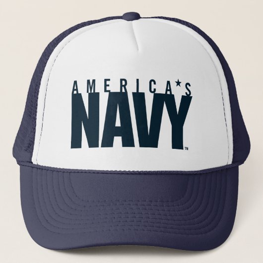 Amerikaanse marine | Amerikaanse marine Trucker Pet (Voorkant)