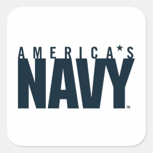 Amerikaanse marine Amerikaanse marine Vierkante Sticker