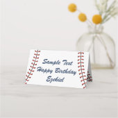  Amerikaanse marine en Rode Baseball Birthday Plaatskaartje (Achterkant)