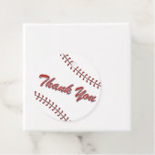 Amerikaanse marine en rode honkbal dank u Bedankjes Labels (In situ)