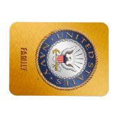 Amerikaanse marine familie flexibele foto magneet (Horizontaal)