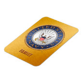 Amerikaanse marine familie flexibele foto magneet (Linkerzijde)