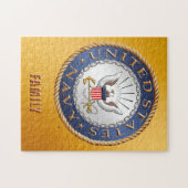 Amerikaanse marine Family Puzzle Legpuzzel (Horizontaal)