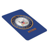 Amerikaanse marine gepensioneerde flexibele fotoma magneet (Rechterzijde)