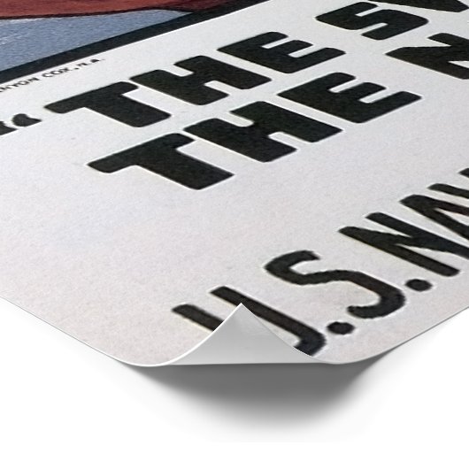  Amerikaanse marine Het zwaard is getekend Poster (Hoek)