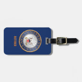 Amerikaanse marine in ruste Bagagelabel (Voorkant horizontaal)