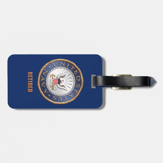 Amerikaanse marine in ruste Bagagelabel (Achterkant horizontaal)