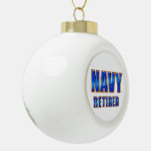 Amerikaanse marine in ruste keramische pleister keramische bal ornament (Links)