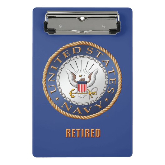 Amerikaanse marine in ruste Mini Clipboard Klembord (Voorkant)