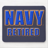 Amerikaanse marine in ruste Mousepad Muismat (Voorkant)