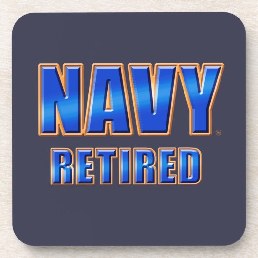 Amerikaanse marine in ruste plastic onderzetters,  onderzetter (Voorkant)