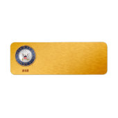 Amerikaanse marine mam adres label (Voorkant)