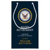 Amerikaanse marine | Marine Embleem | Gefeliciteer Klein Cadeauzakje (Achterkant)