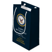 Amerikaanse marine | Marine Embleem | Gefeliciteer Klein Cadeauzakje (Achterkant Gekanteld)