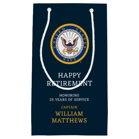 Amerikaanse marine | Marine Embleem | Gefeliciteer Klein Cadeauzakje (Voorkant)