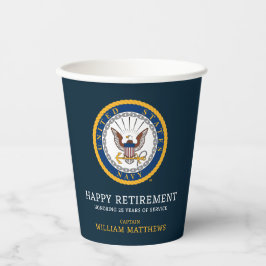 Amerikaanse marine | Marine Embleem | Gefeliciteer Papieren Bekers