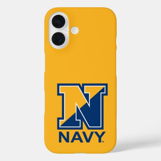 Amerikaanse marine | Marine Initiële N Case-Mate iPhone Case (Achterkant)