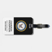 Amerikaanse marine | Navy Emblem Bagagelabel (Achterkant horizontaal)