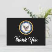 Amerikaanse marine | Navy Emblem Bedankkaart (Staand voorkant)