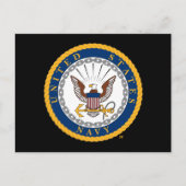 Amerikaanse marine | Navy Emblem Briefkaart (Voorkant)