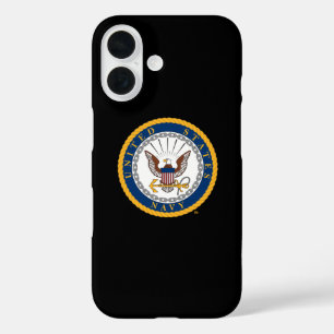 Amerikaanse marine   Navy Emblem iPhone 16 Hoesje
