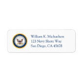 Amerikaanse marine | Navy Emblem Etiket (Voorkant)