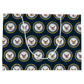 Amerikaanse marine | Navy Emblem Groot Cadeauzakje (Achterkant)