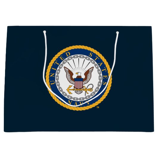 Amerikaanse marine | Navy Emblem Groot Cadeauzakje (Voorkant)
