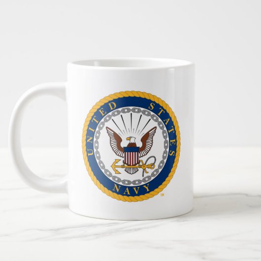 Amerikaanse marine | Navy Emblem Grote Koffiekop (Links)
