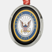 Amerikaanse marine | Navy Emblem Metalen Ornament (Links)